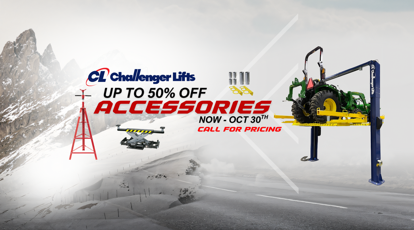 Challenger Lifts Select Accessories Sale