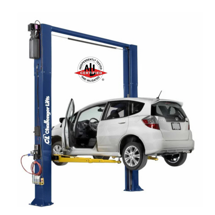 Challenger Lifts 10K Two Post Versymmetric Adjustable Lift CL10AV3-3-DPC-QC