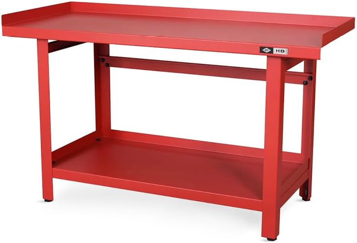 American Fordge & Foundry 3390 Workbench - Heavy Duty Work Table with Storage Shelf - 1300 LB Capacity