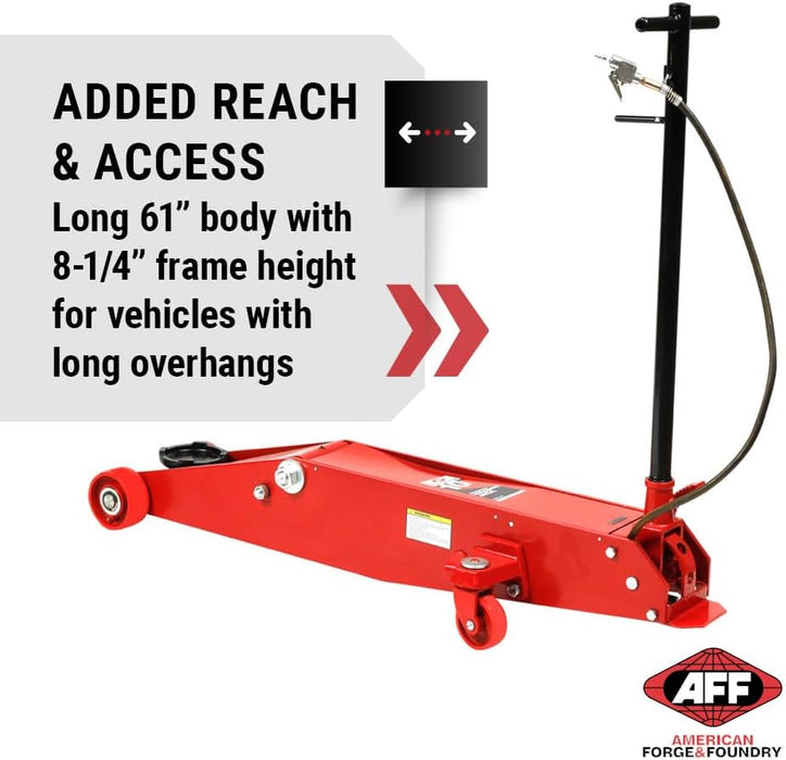 American Forge & Foundry 3135 10 TON AIR / HYDRAULIC SERVICE JACK