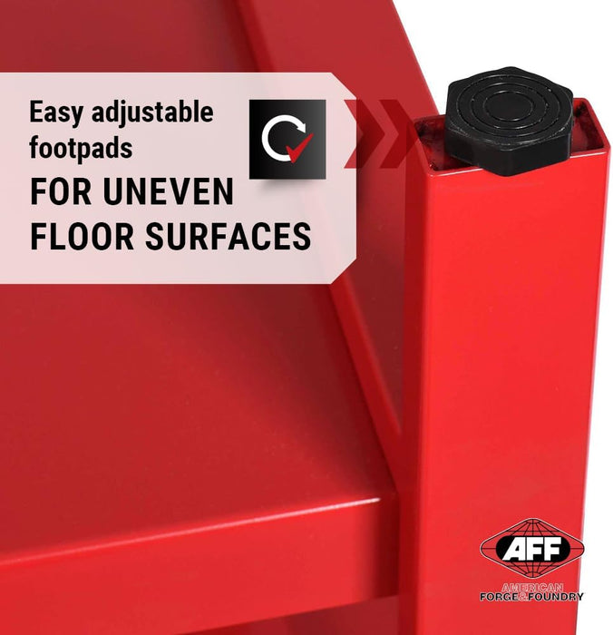 American Fordge & Foundry 3390 Workbench - Heavy Duty Work Table with Storage Shelf - 1300 LB Capacity