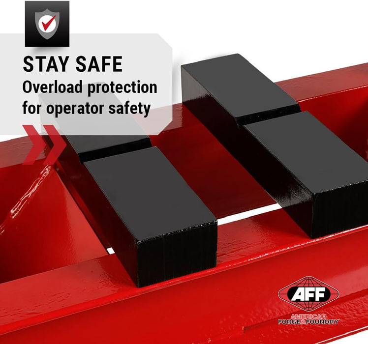 American Fordge & Foundry 834 35 Ton Hydraulic Shop Press - Heavy Duty