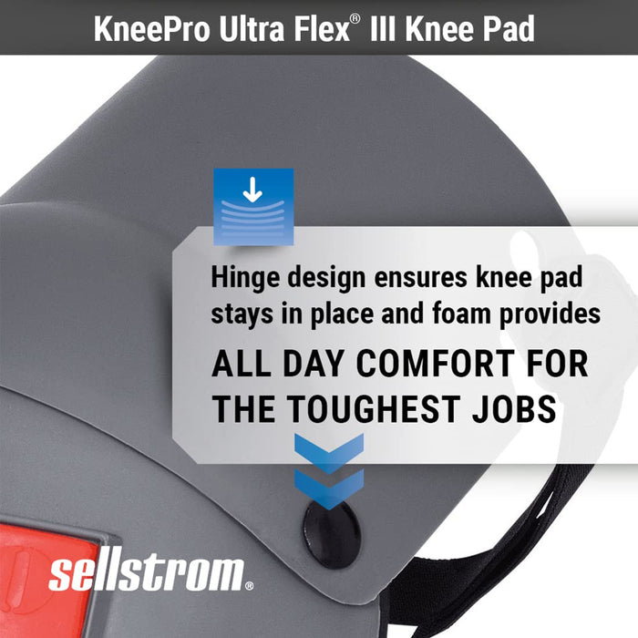 Sellstrom S96110 Ultra Flex III KneePro Professional Knee Pads for Men & Women
