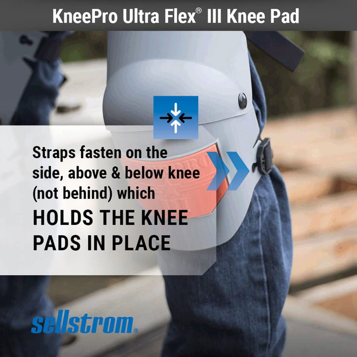 Sellstrom S96110 Ultra Flex III KneePro Professional Knee Pads for Men & Women