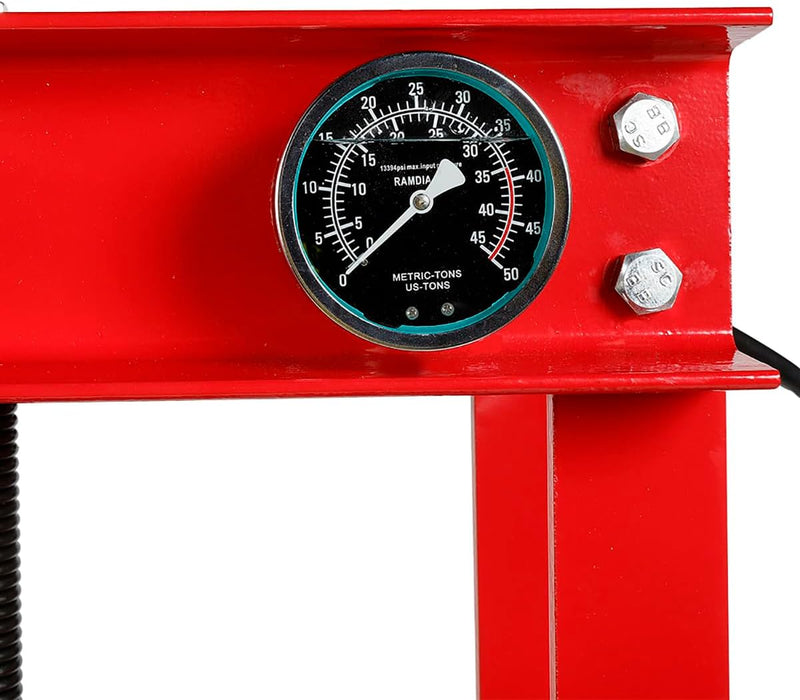 American Fordge & Foundry 834 35 Ton Hydraulic Shop Press - Heavy Duty