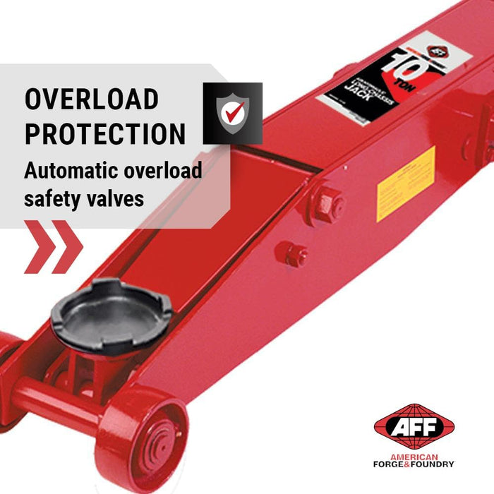American Forge & Foundry 3135 10 TON AIR / HYDRAULIC SERVICE JACK