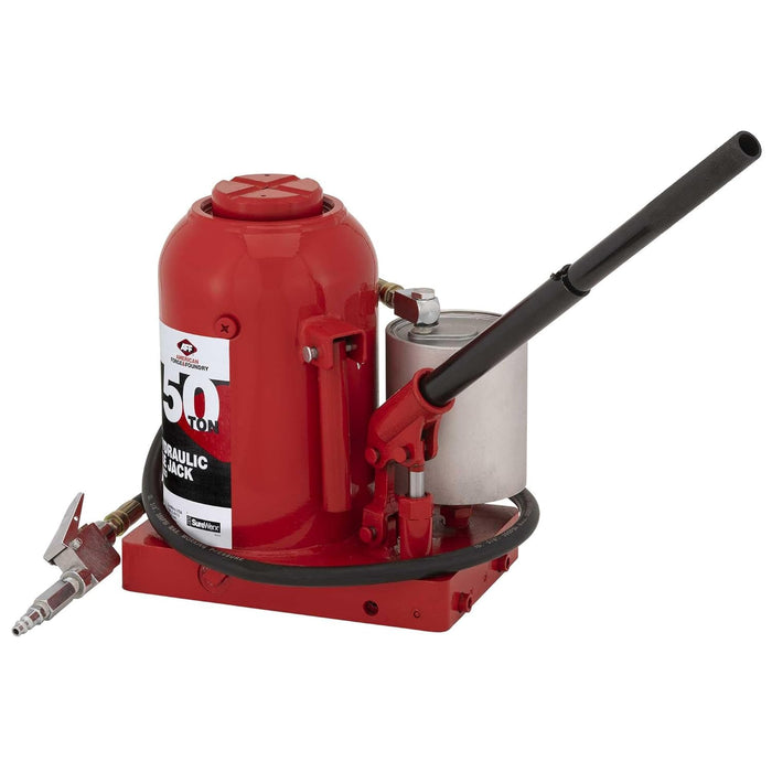 American Forge & Foundry 5650SD Air Hydraulic Bottle Jack - 50 Ton - Super Duty Jack - Floor American Forge & Foundry Freedom Shop Equipment 