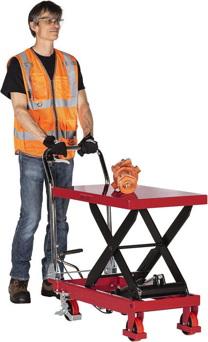 American Forge & Foundry 3904 Table Cart (1/2 Ton Heavy Duty Hydraulic, 1100 lbs Capacity) Jack - Floor American Forge & Foundry Freedom Shop Equipment 