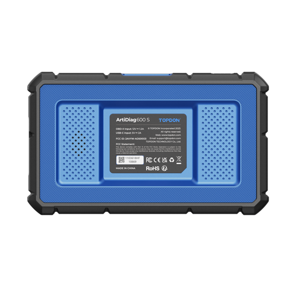 TOPDON ArtiDiag600S - AD600S — Freedom Shop Equipment TOPDON ArtiDiag600S - AD600S — Freedom Shop Equipment