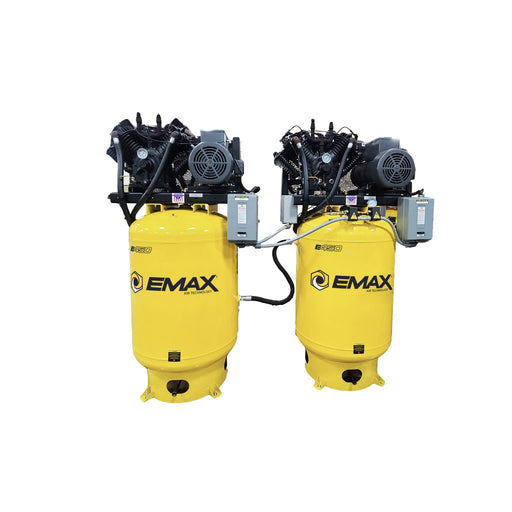 EMAX E450 Series - 7.5HP 3ph 80 Gallon Vertical Solo Mounted Alternating Silent Air Expandable Airlink System-ESP07A080V3 Air Compressor EMAX Freedom Shop Equipment EMAX E450 Series - 7.5HP 3ph 80 Gallon Vertical Solo Mounted Alternating Silent Air Expandable Airlink System-ESP07A080V3