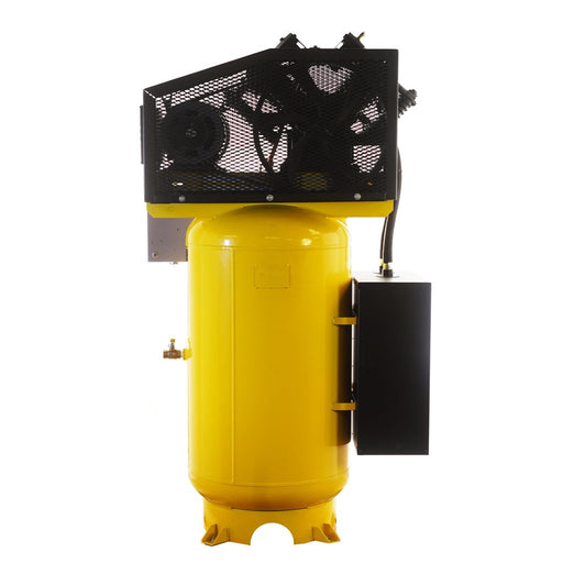 EMAX Silent Air Industrial 10HP V4 Two Stage 1Ph 38CFM 80 Gallon Air Compressor w/isolator pads - Splash Lube Pump ESS10V080V1  EMAX Freedom Shop Equipment EMAX Silent Air Industrial 10HP V4 Two Stage 1Ph 38CFM 80 Gallon Air Compressor w/isolator pads - Splash Lube Pump ESS10V080V1