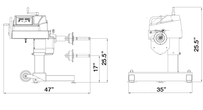 CEMB C206 Portable Digital Truck and Bus Wheel Balancer Wheel Balancer CEMB Freedom Shop Equipment CEMB C206 Portable Digital Truck and Bus Wheel Balancer