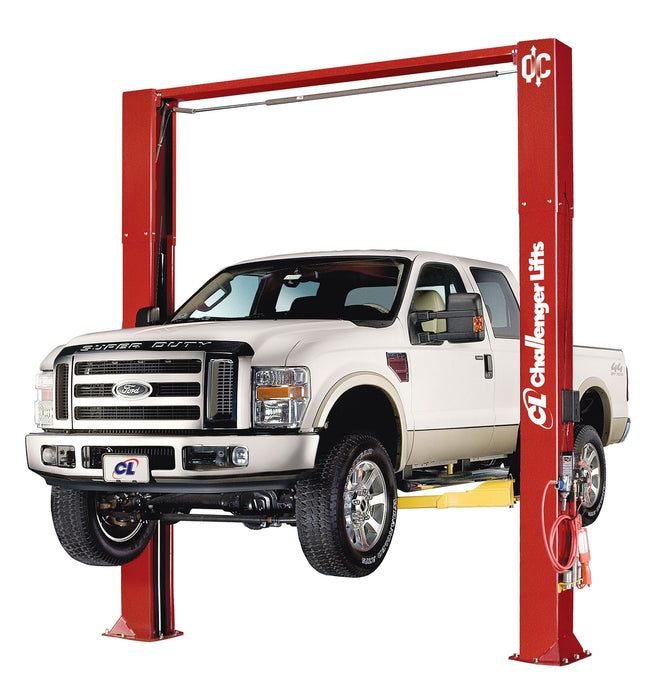 Challenger Lifts 10K Versymmetric 2-Post Car Lift CL10AV3-2-DPC-QC Lift - Two Post Challenger Lifts Freedom Shop Equipment Challenger Lifts 10K Versymmetric 2-Post Car Lift CL10AV3-2-DPC-QC