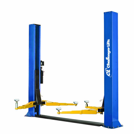 Challenger Lifts 9k Low Ceiling 2-Post Lift CLFP9 Lift - Two Post Challenger Lifts Freedom Shop Equipment Challenger Lifts 9k Low Ceiling 2-Post Lift CLFP9