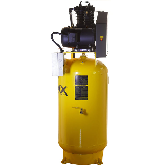 EMAX Silent Air Industrial Plus 5HP 19CFM 3 Phase 208V 2-Stage 80 Gal.