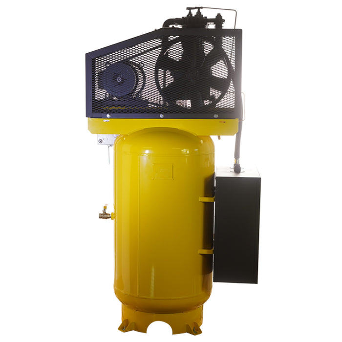 EMAX Silent Air Industrial Plus 5HP 19CFM 3 Phase 208V 2-Stage 80 Gal.