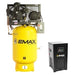 EMAX ESP15V120Y3PK E450 Series - 15 HP Piston Air Compressor with 115 CFM Air Dryer, Silent Air, 3 Phase, 120 gal. Vertical, w/ 3CYL Pressure Lube Pump Air Compressor EMAX Freedom Shop Equipment EMAX ESP15V120Y3PK E450 Series - 15 HP Piston Air Compressor with 115 CFM Air Dryer, Silent Air, 3 Phase, 120 gal. Vertical, w/ 3CYL Pressure Lube Pump