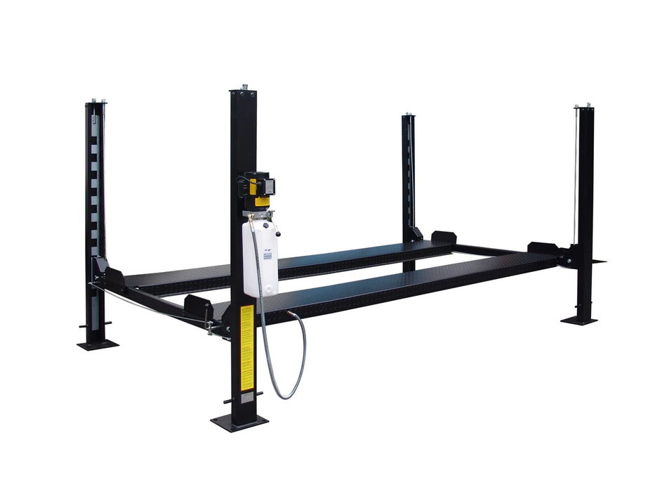 Legacy Lift - 8,000 lb Service Storage Lift - (no casters, no drip trays, no jack tray) - LLFP8K-B Lift - Four Post Legacy Lift Freedom Shop Equipment Legacy Lift - 8,000 lb Service Storage Lift - (no casters, no drip trays, no jack tray) - LLFP8K-B