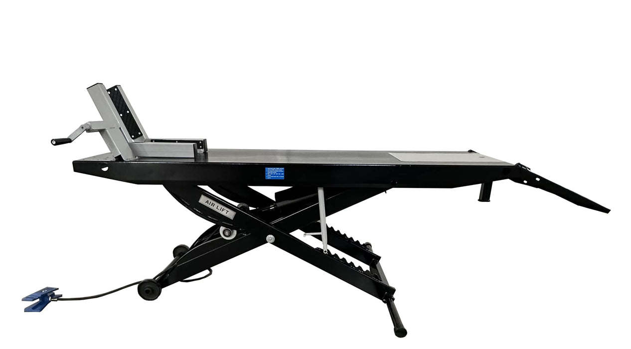 Tuxedo PNEUMATIC MOTORCYCLE LIFT M-1000C-BLK