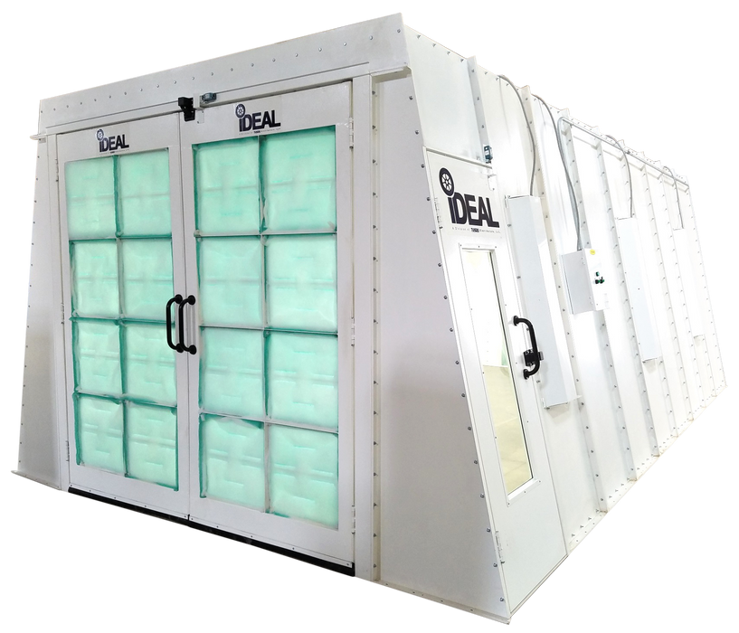 iDEAL ‘A-Frame’ Cross Flow Paint Spray Booth PSB-AFCF23B-3PH-230V-AK