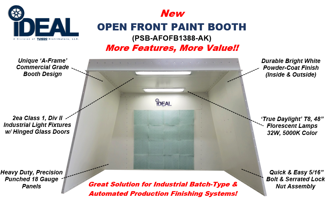 iDEAL PSB-AFOFB1388-3PH-230V-AK PSB AF Open Front Booth (ASY)