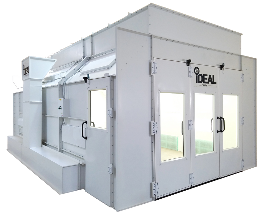 iDeal Side Down Draft Paint Booth PSB-SDD26B-3PH-230V-AK