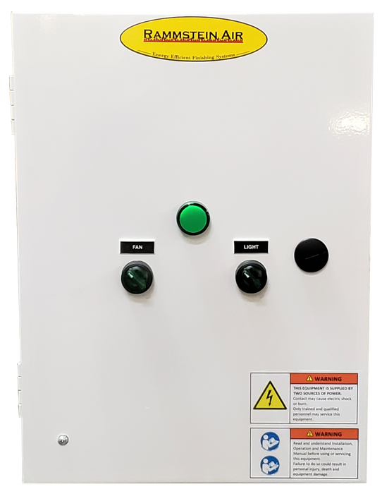 iDeal Side Down Draft Paint Booth PSB-SDD26B-3PH-230V-AK