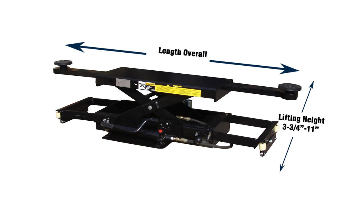 Tuxedo Rolling Jack 4,500 lbs. Capacity RJ-45 Jack - Rolling Tuxedo Freedom Shop Equipment 