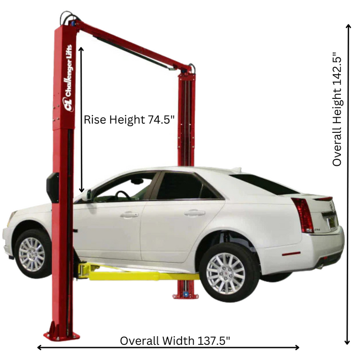 SA10 10K Two-Post Lift - Challenger Lifts