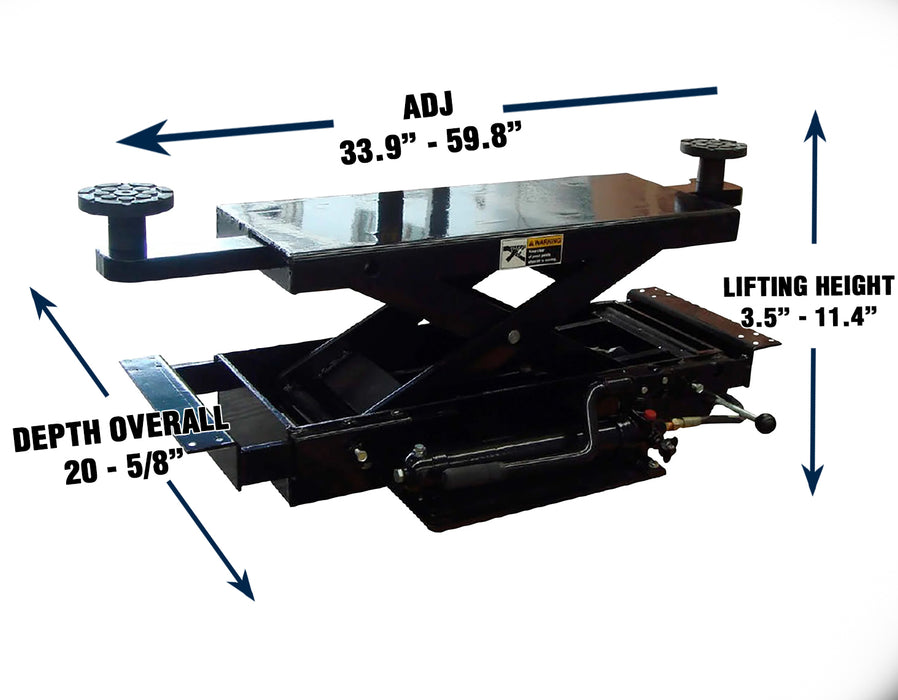 Tuxedo SJ-35 Sliding Jack 3,500 lb. Capacity Jack - Sliding Tuxedo Freedom Shop Equipment 