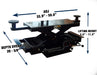 Tuxedo SJ-35 Sliding Jack 3,500 lb. Capacity Jack - Sliding Tuxedo Freedom Shop Equipment 
