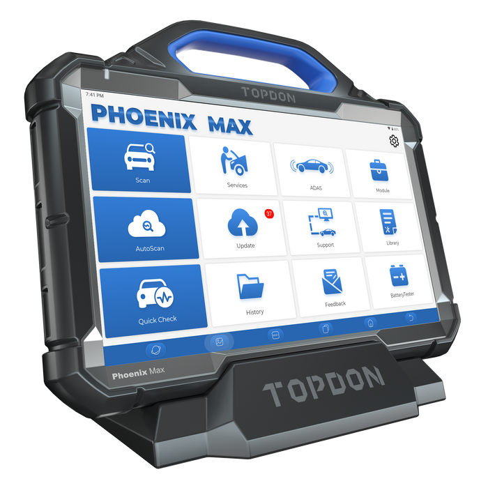 Topdon Phoenix Max w/Scope 13.3" OE-Level Scan Tool, Docking Station & 4 Ch Oscilloscope  TOPDON Freedom Shop Equipment 