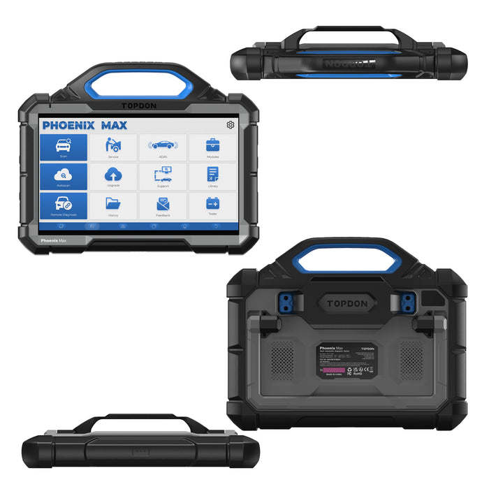 Topdon Phoenix Max w/Scope 13.3" OE-Level Scan Tool, Docking Station & 4 Ch Oscilloscope  TOPDON Freedom Shop Equipment 