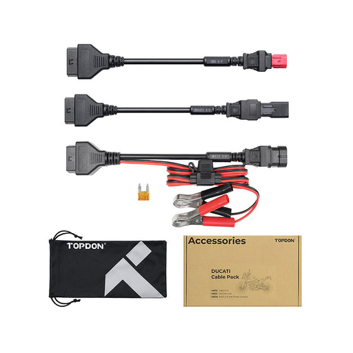 Topdon Ducati Cable Pack - TopScan Moto  TOPDON Freedom Shop Equipment 