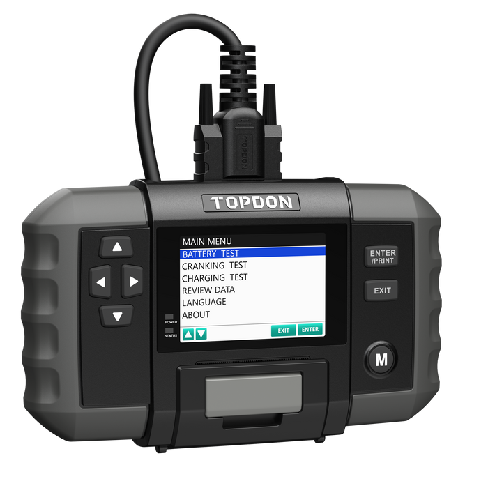 TOPDON BT600 Car Battery Tester 12V , 12V/24V  TOPDON Freedom Shop Equipment 