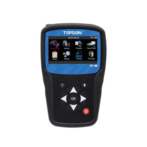 Topdon TP58 Advanced TPMS Tool with OBDII, Wi-Fi, 5 Year Updates  TOPDON Freedom Shop Equipment 