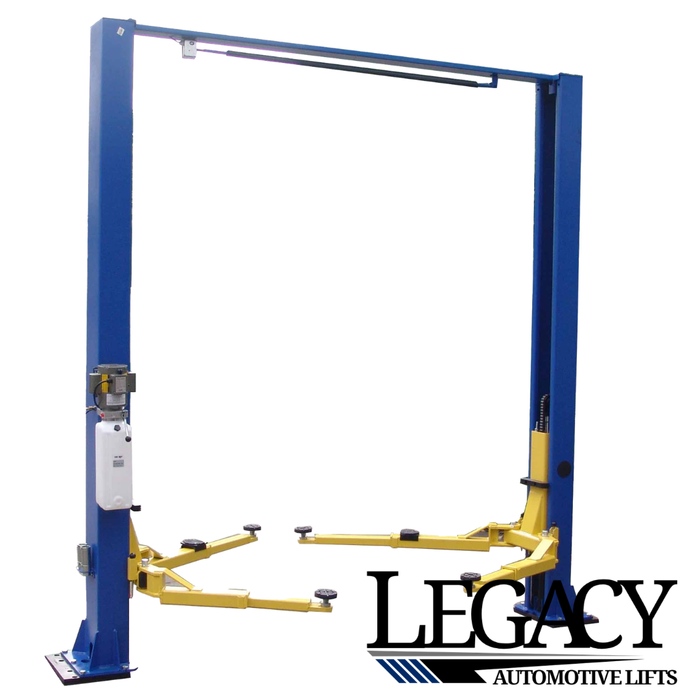 Legacy Automotive Lifts LL9KSCF-X 9,000 lbs. Two Post Clear Floor & Floor Plate - Symmetric