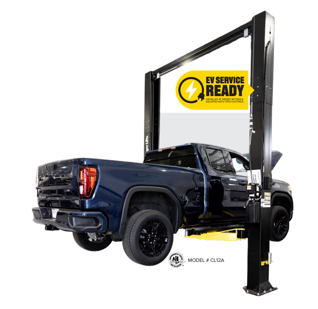 Challenger Lifts 12K Heavy Duty 2-Post Adjustable Car Lift w/ 1ft Extension CL12A-1 Lift - Two Post Challenger Lifts Freedom Shop Equipment Challenger Lifts 12K Heavy Duty 2-Post Adjustable Car Lift w/ 1ft Extension CL12A-1