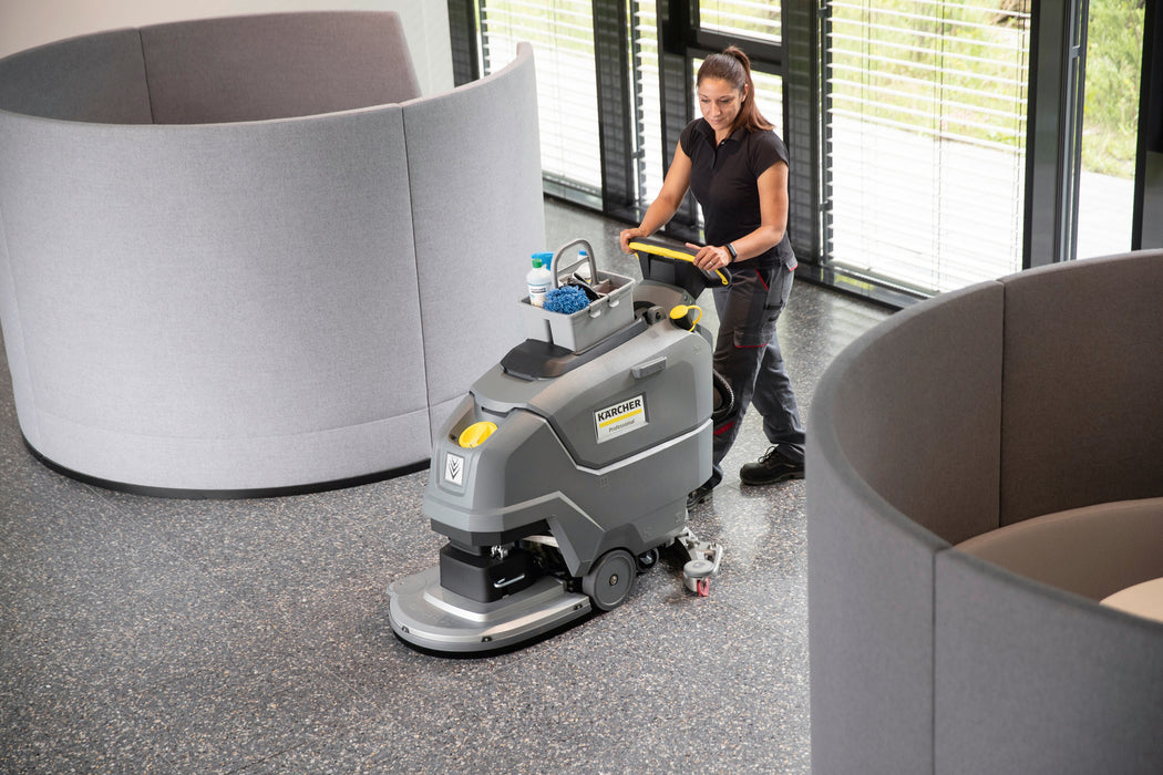 Karcher BD 50/55 W Bp Classic, 24V/100Ah AGM batteries, shelf charger 9.998-002.0 Scrubbers Karcher Freedom Shop Equipment 