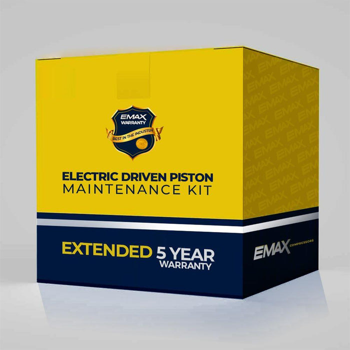 EMAX Airbase Extended 5 YR Warranty Filter Maintenance kits for 25hp Piston Compressors, includes (4) Quarts Whisper Blue Smart Oil and (2) Air FILTER092 FKIT010WB Air Compressor EMAX Freedom Shop Equipment EMAX Airbase Extended 5 YR Warranty Filter Maintenance kits for 25hp Piston Compressors, includes (4) Quarts Whisper Blue Smart Oil and (2) Air FILTER092 FKIT010WB