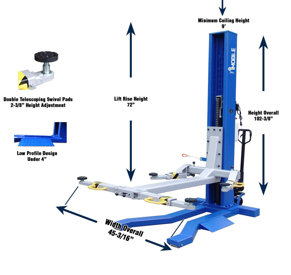Single Post Lifts — Freedom Shop Equipment