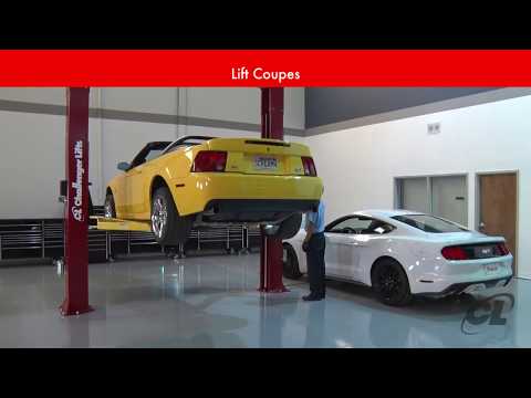 Challenger Lifts 10K Versymmetric 2-Post Car Lift CL10V3-3-DPC