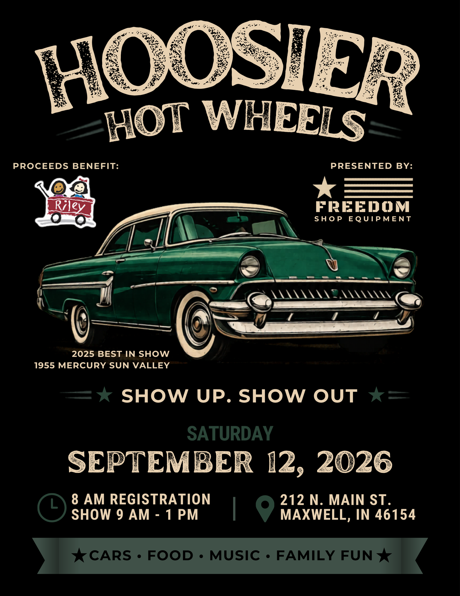 More Than a Car Show—A Full Day of Family Fun, Great Food, and Incredible Giveaways.