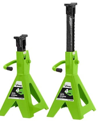 American Forge & Foundry Viking 4 Ton Ratcheting Jack Stand Set Stand - Jack American Forge & Foundry Freedom Shop Equipment American Forge & Foundry Viking 4 Ton Ratcheting Jack Stand Set